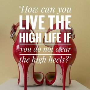 Jessica Simpson Red Lacquered Pumps.